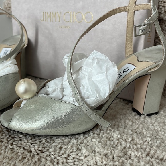 Jimmy Choo size 8.5 Bride shoe (wore once!) - Picture 12 of 17